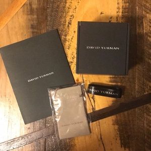 David Yurman earring box & pouch